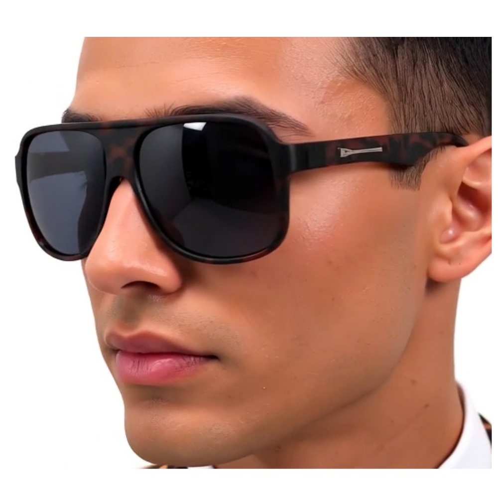 Men sunglasses Tortoise Frame UV400 Protection Driving Outdoor Wear Sports Gafas